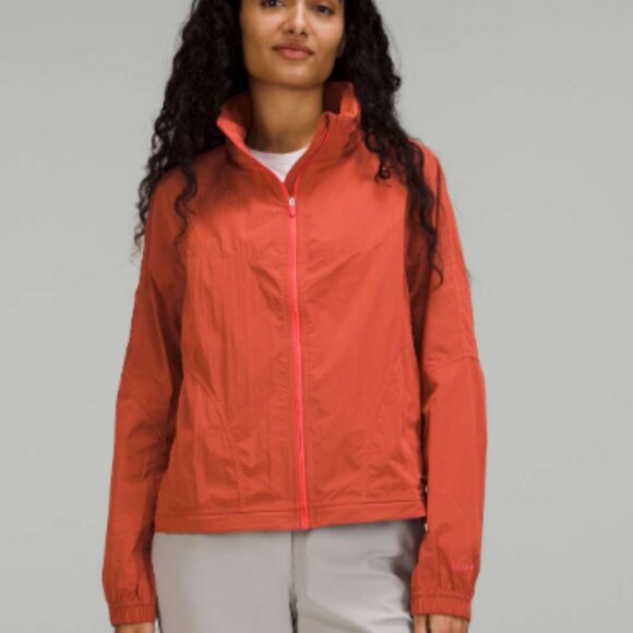 Lululemon Lightweight Hooded Jacket (Pale Raspberry) - Picture 1 of 12